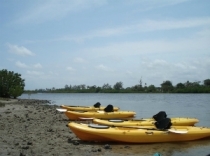 Kayaks in Snook Beach